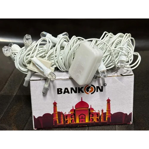 Pvc Bankon Led String Light - Color: White