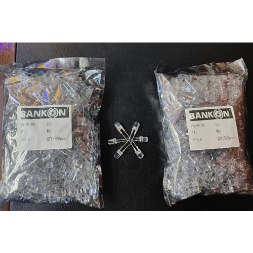 8mm Bankon P8 RG Diamond LED Light - Durable Plastic, Various Sizes, Multi-Color, 0.2W Power, 2V Voltage | Decorative Round LED Light for Diwali