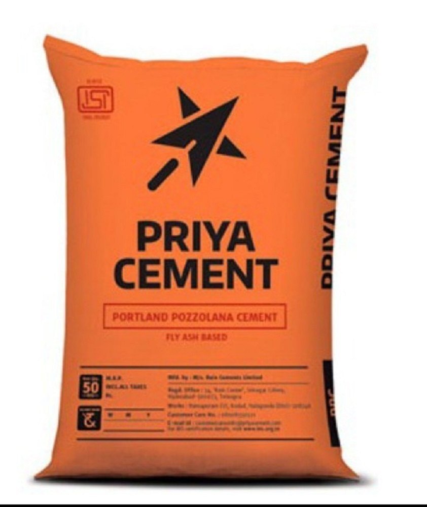 Priya Ppc Grade Cement - Color: Grey