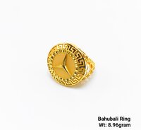 New 92% Gold Bahubali Ring