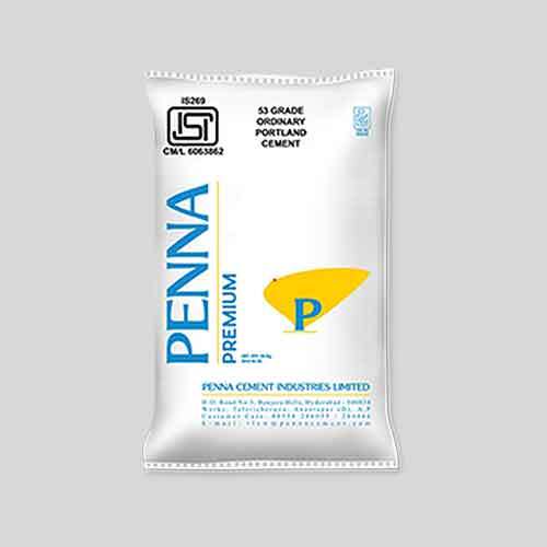 Penna Cement - 50 Kg Sack Bag, Grey Common Cement, Opc 53/43 Grade & Ppc Grade, Natural Fine Sand, Low Drying Shrinkage, High Early Strength