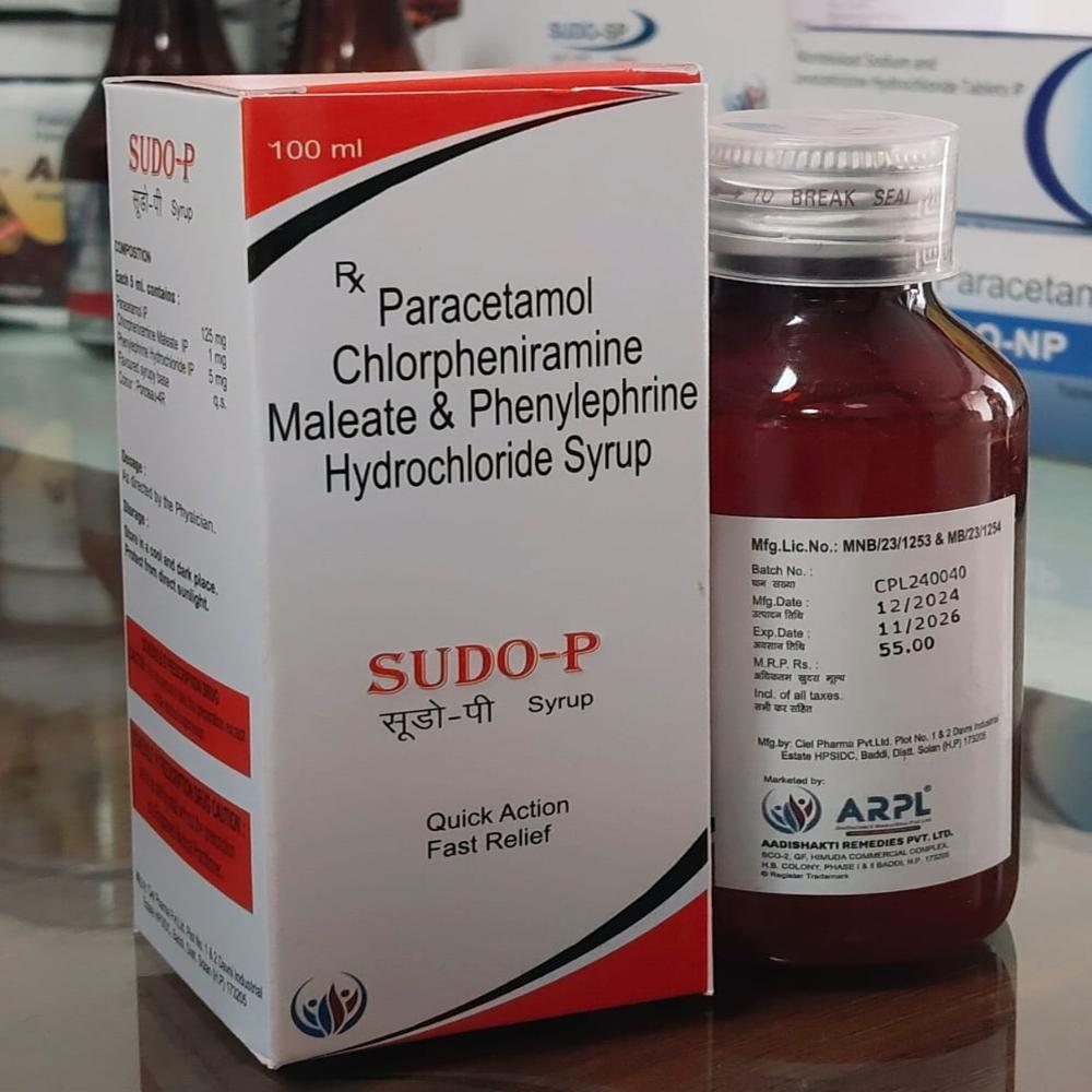 Paracetamol Chlorpheniramine Maleate And Phenylephrine Hydrochloride Syrup