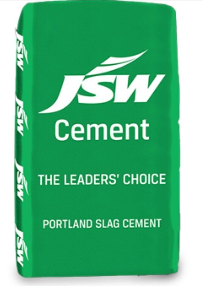 Jsw Psc Cement - Ordinary Portland Cement (Opc), 50kg Sack Bag , Fine Sand Fineness, Natural Grey Color, Durable And Reliable For Diverse Applications