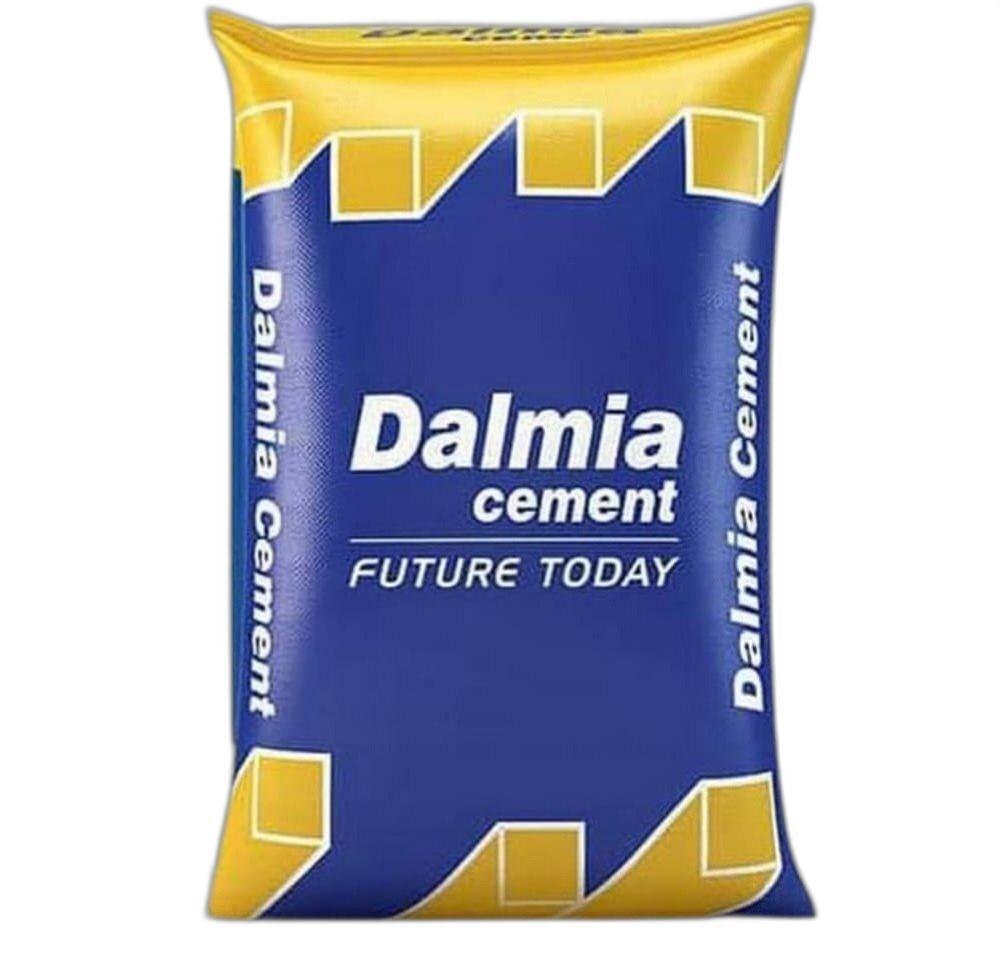 Dalmia Cement - Ppc, 50 Kilograms Sack, Grey Color | Fine Sand Fineness, Natural Sand Composition, Suitable For Foundations, Walls, Floors