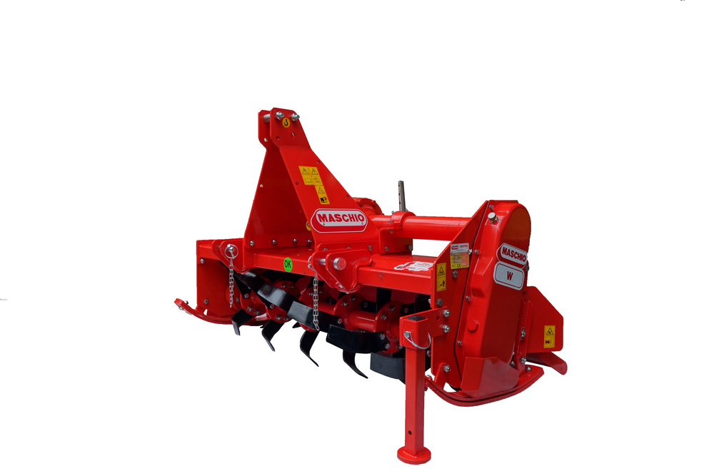 Maschio Wind Rotary Tiller - Stainless Steel, 207 Kg Weight, 125 Cm Working Width | High Efficiency, Low Noise Levels, Versatile Usage