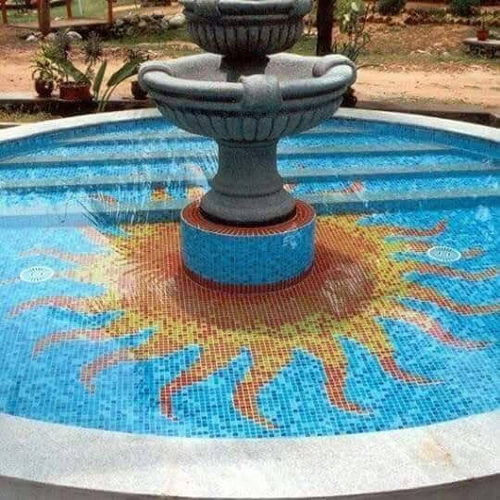 Fountain Mosaics Tiles - Feature: Acid-Resistant