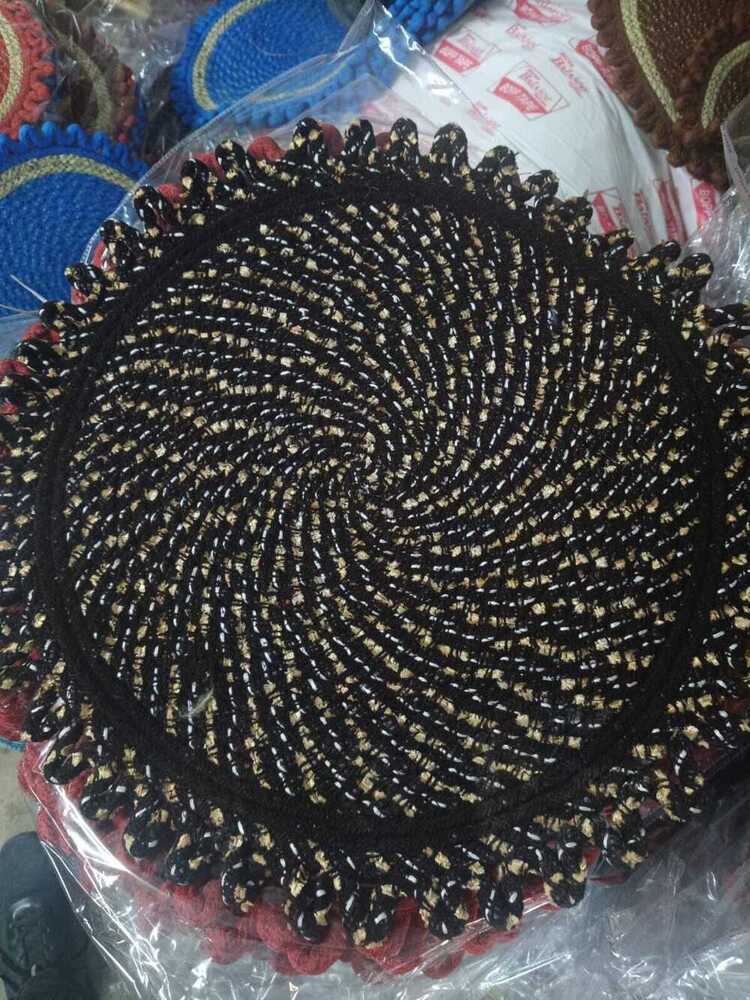 Glory Mats - Acrylic Round Mats, 20" X 20", Available In 5 Bright Colors | Features: Anti-slip, Washable, Waterproof, 10mm Thickness, Ideal For Various Uses