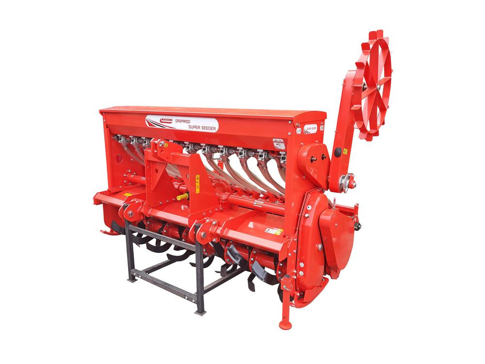 Maschio Super Seeder - Carbon Steel, 2150-2750 Mm Working Width, 55-90 Hp Power Requirement | Advanced Depth Control, Efficient Seed Distribution, User-friendly Design