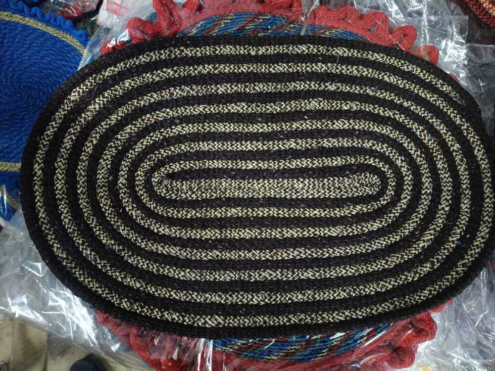 Diamond Mats - Polyester, 14" X 22", Oval Shape | Available In 5 Colors, Anti-slip, Water Absorbent, Corrosion-resistant, Washable