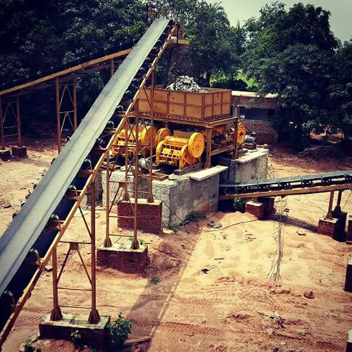 Secondarycrushing Plant - Color: Yellow Paint Coated