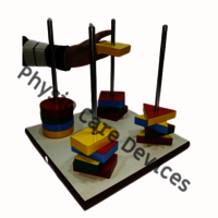 Pegs and Shapes Board with box