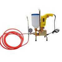 Orange High Pressure Grout Pump - 220v/50hz, Max Output Pressure 18000 Psi | Lightweight 8kg, Electric Power, Ideal For Cement/epoxy Grout