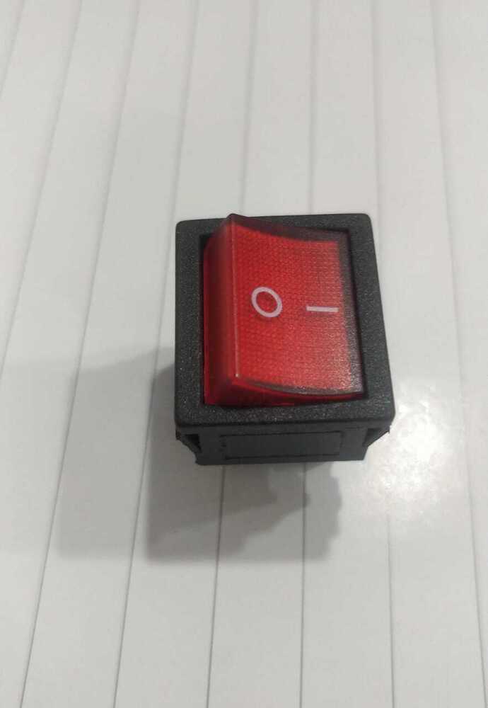 UPS SWITCH RED LIGHT 6 PIN ON-OFF