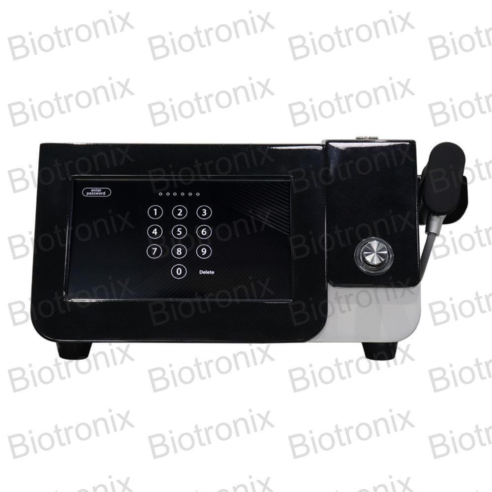 Adjustable Intensity Pneumatic Shockwave Therapy Device Black For Professional Use