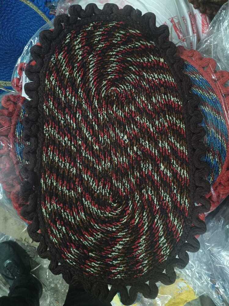 Marigold Ovel Mats - 15"x23", 350g Each | Anti-slip, Anti-bacterial, Waterproof, Washable, 5 Color Options