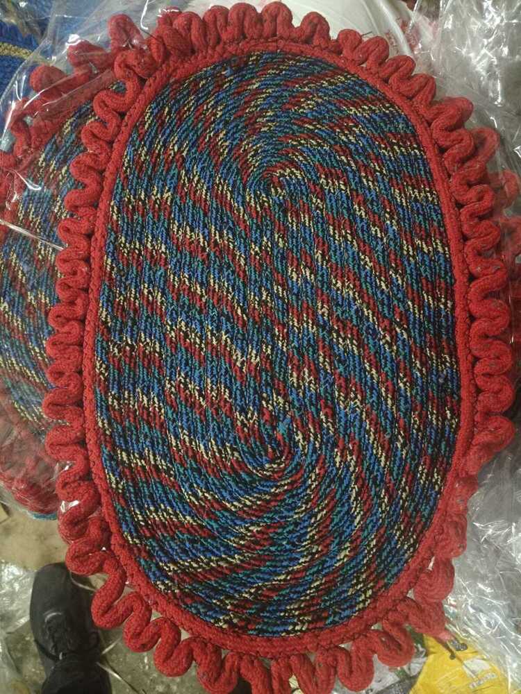 Marigold Ovel Mats - 15"x23", 350g Each | Anti-slip, Anti-bacterial, Waterproof, Washable, 5 Color Options