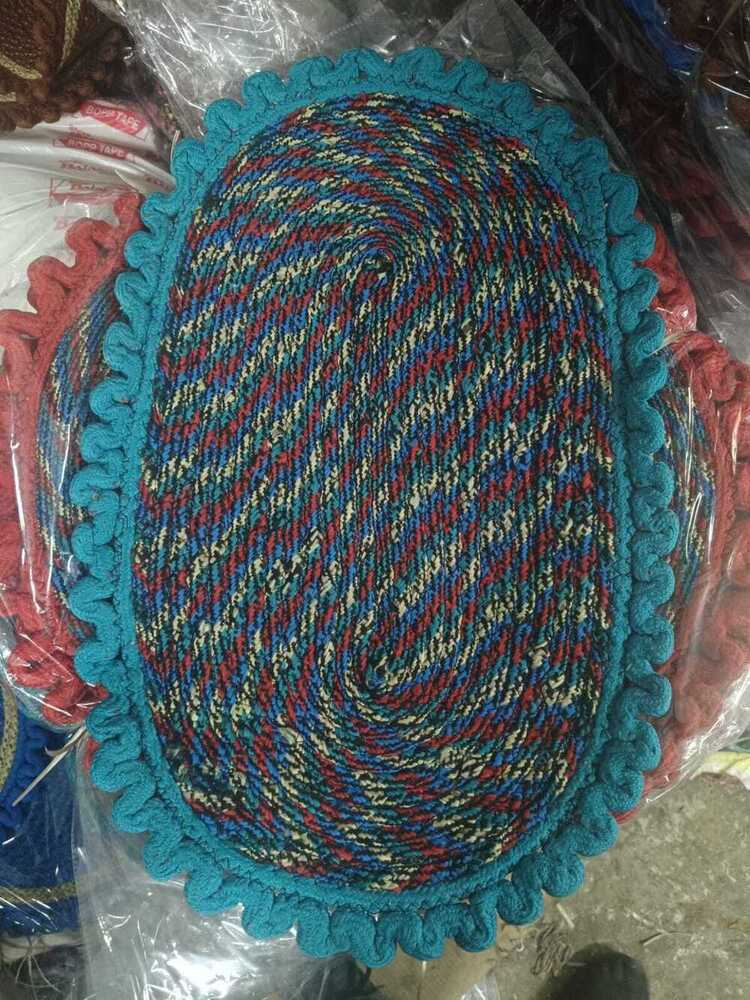 Marigold Ovel Mats - 15"x23", 350g Each | Anti-slip, Anti-bacterial, Waterproof, Washable, 5 Color Options