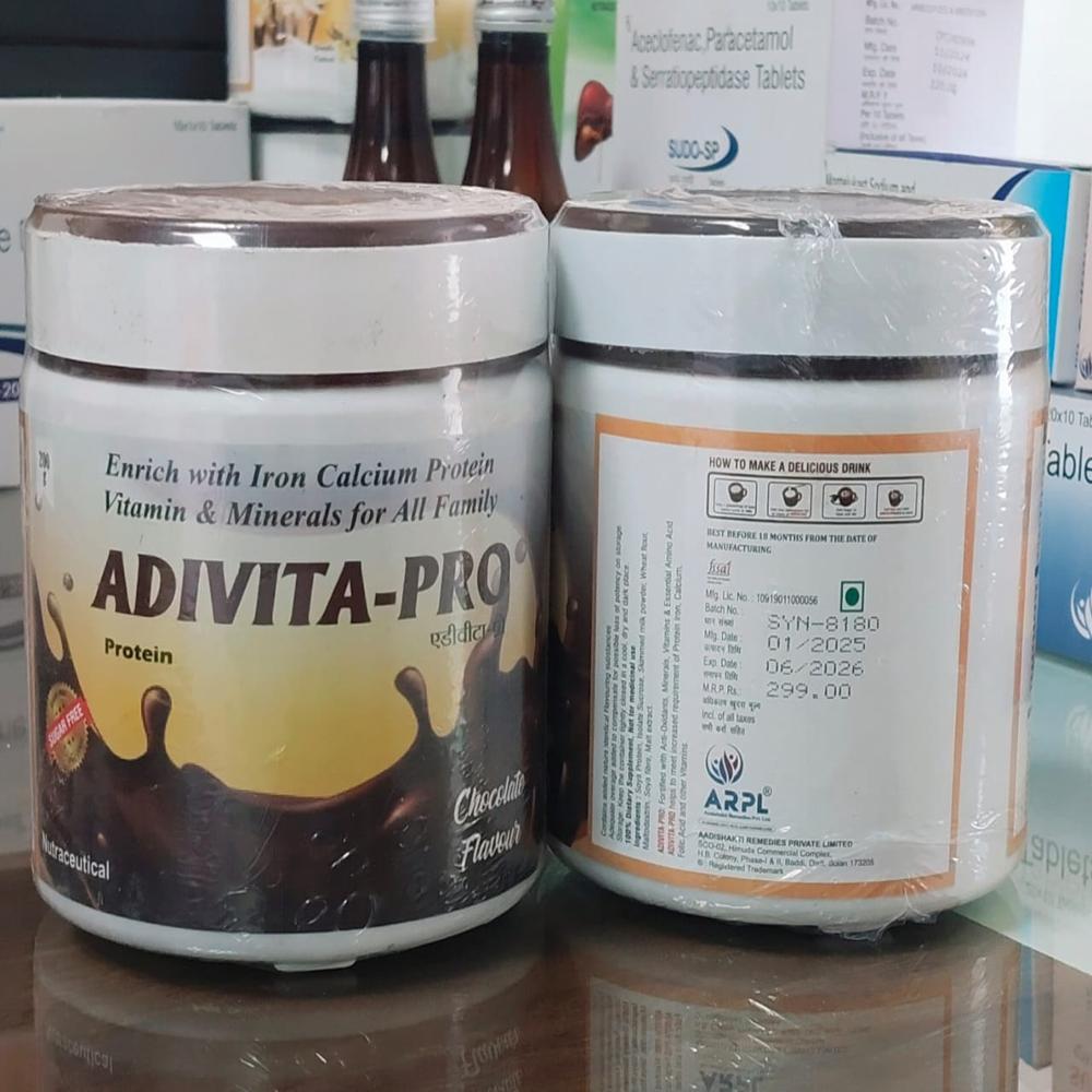 ADIVITA PRO Plus VANILLA & CHOCOLATE PROTEIN POWDER 