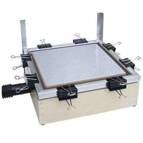 Semi Automatic Vacuum Forming Machine - Color: Silver