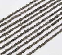Natural Smoky Quartz Irregular Chip Gravel Uncut Nugget 3-4mm