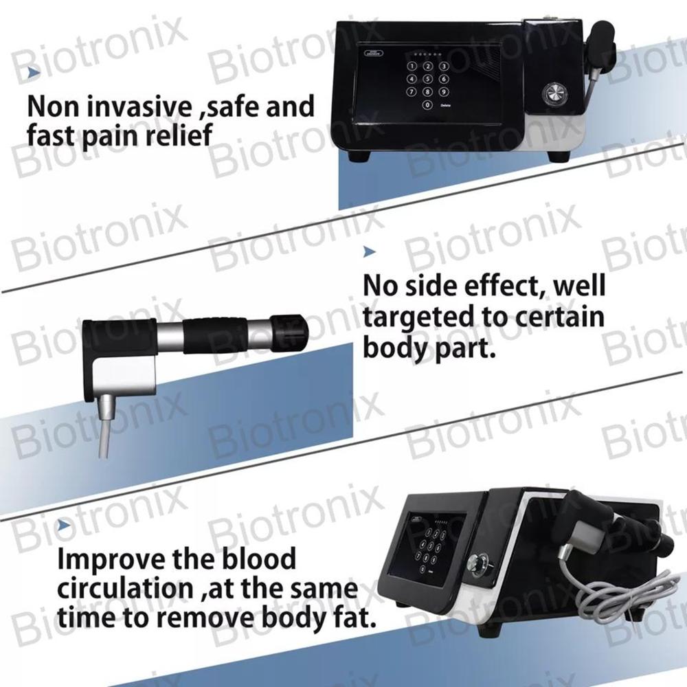 Premium Black Edition Pneumatic Shockwave Therapy Device For Physiotherapy And Sports Injury Recovery - Accuracy: 1 Gm