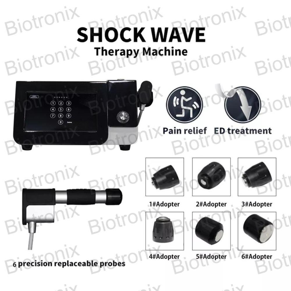 Premium Black Edition Pneumatic Shockwave Therapy Device For Physiotherapy And Sports Injury Recovery - Accuracy: 1 Gm