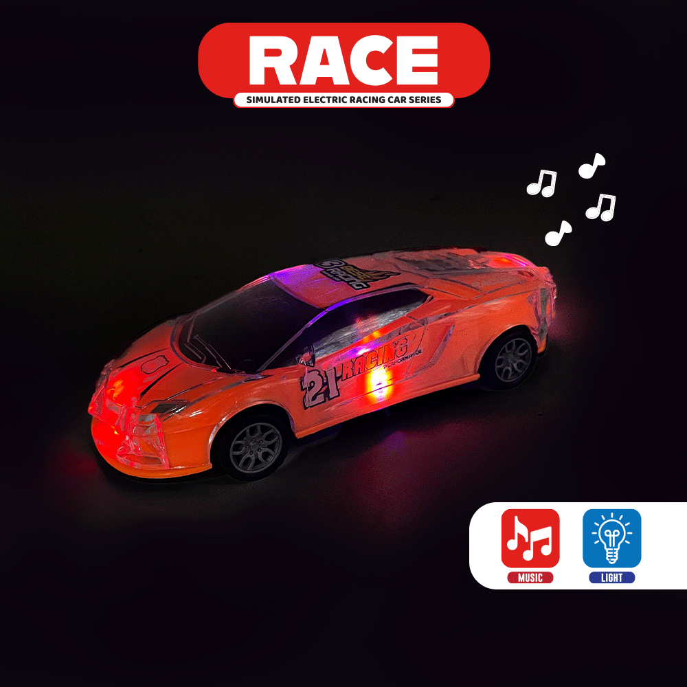 Friction race Car with Light & Music (570)