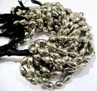 Natural Pyrite Drops size 7x12mm to 8x14mm