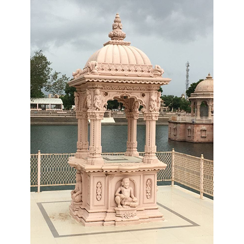 Handcarved Marble Stone Chatri - Color: Different Available