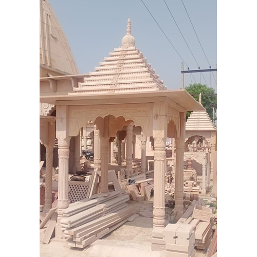 Handcarved Marble Stone Chatri - Color: Different Available