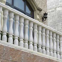 Outdoor Sandstone Railing - Color: Any Color