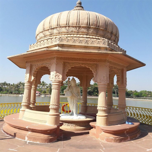 Carved Stone Chatri - Color: Different Available
