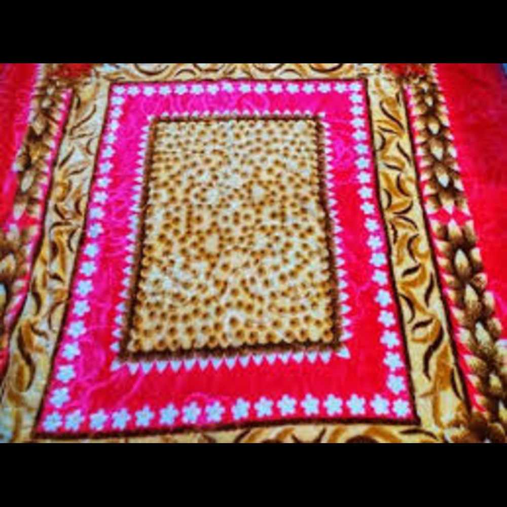 1800 Gram Double Bed Mink Blanket - 220x250cm, Assorted Printed, 100% Polyester, Fleece Material, Over-locking Edge, Suitable For Home, Hospital, Hotel