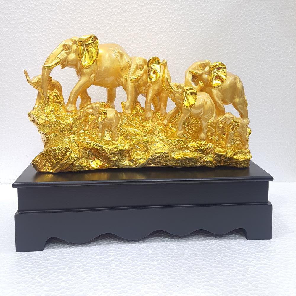 Decorative Elephants - Color: Golden