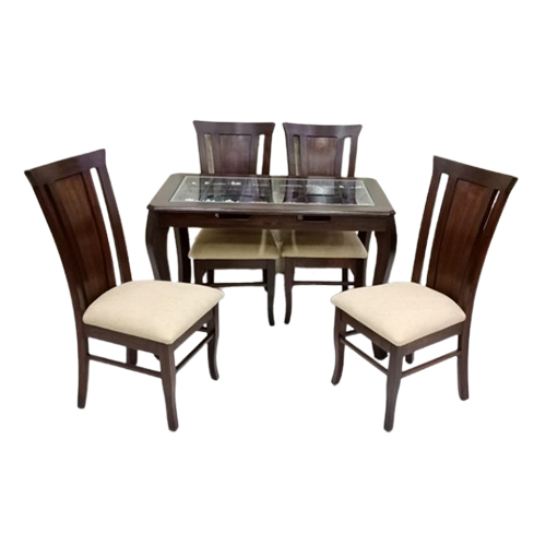 Dining Table With 4 Seater Set - Color: As Per Requirement