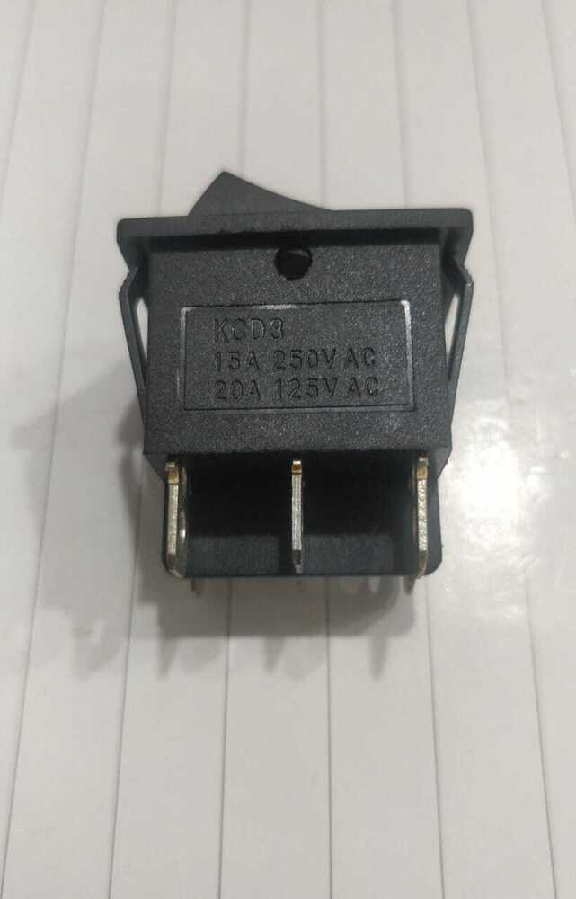 Rocker Switch Black 2 Line 6 Pin On Off