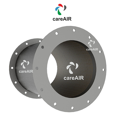 Round Sound Attenuator - Color: As Per Availability