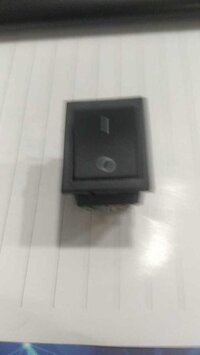 RS608 BLACK 6 PIN ONE SIDE  SPRING THROW