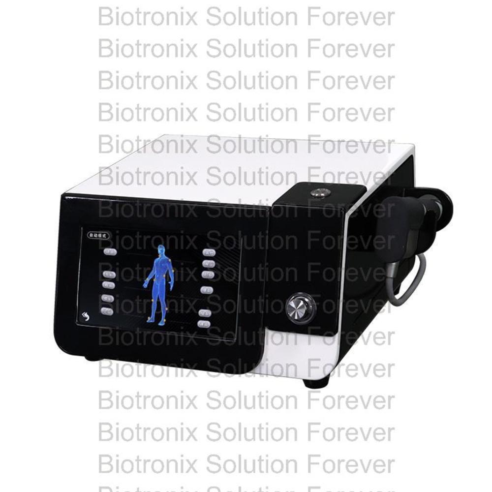 Adjustable Pressure Black Pneumatic Shockwave Machine For Deep Tissue Massage And Pain Management - Accuracy: 1 Gm