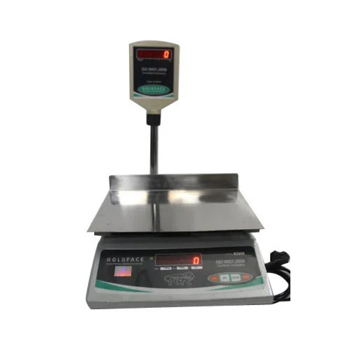 Table Top Pole Display - Application: Weighing