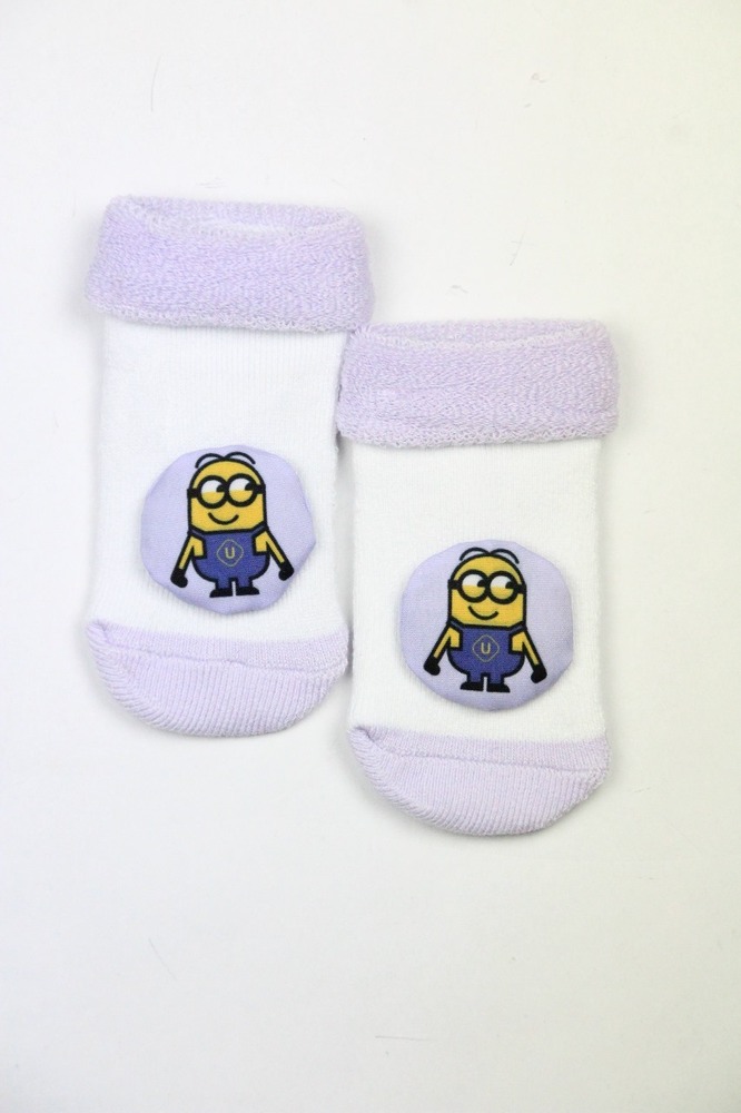 Comfortable Baby Socks - Cotton Blend, 0-12 Months, Multicolor | Soft And Stretchy Fit, Non-slip Soles, Adorable Cartoon Designs, Gentle On Sensitive Skin