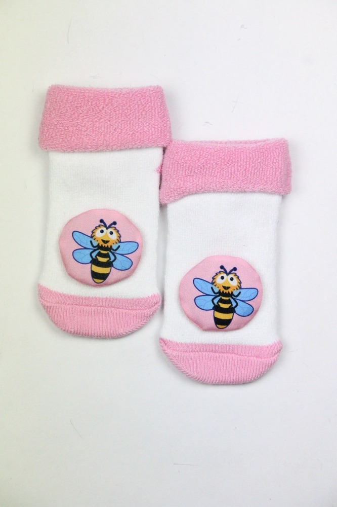 Comfortable Baby Socks - Cotton Blend, 0-12 Months, Multicolor | Soft And Stretchy Fit, Non-slip Soles, Adorable Cartoon Designs, Gentle On Sensitive Skin