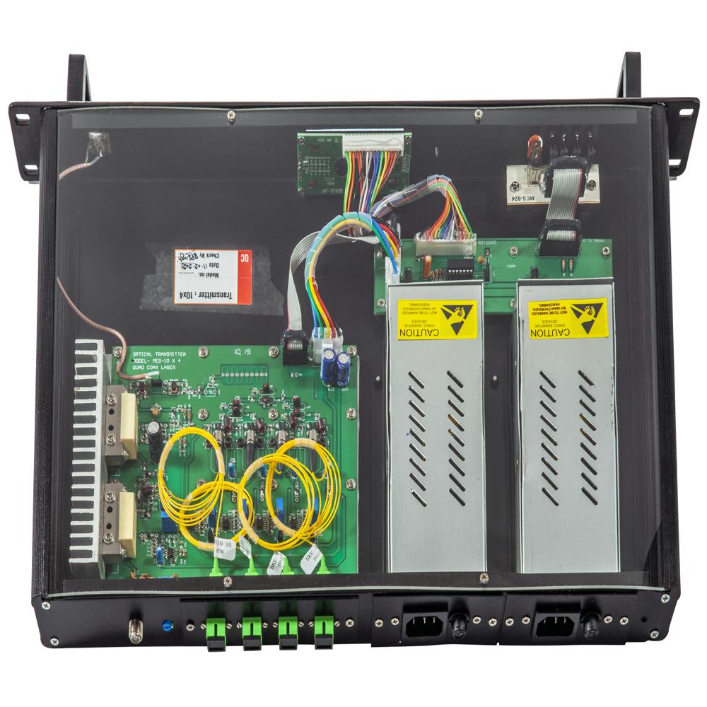 Optical Transmitter - Dfb Power Doubler 10dbm X 4 Optical Output | High Quality Metal, Dual Ic, Low Power Consumption, Agc & Mgc Features