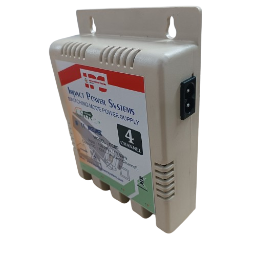 4 Channel Cctv Smps Plastic Body - Features: Led Indicator For Power On