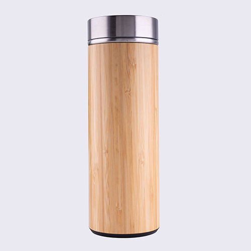 NE-17-1 Waterproof Bamboo Vacuum Insulated Bottle