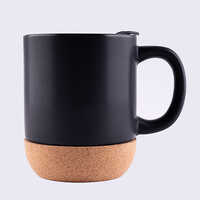 NE-36-1 Ceramic Coffee Mug With Cork Bottom