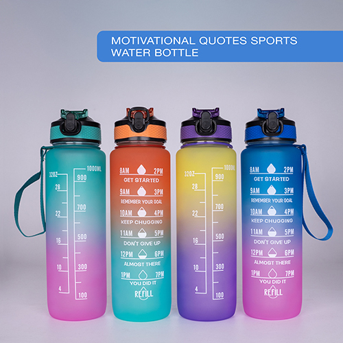 NE-21-1 Motivational Quotes Sports Water Bottle