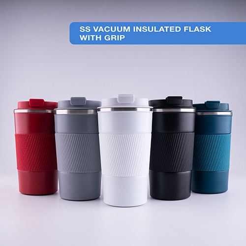 NE-28-1 SS Vacuum Insulated Flask With Grip