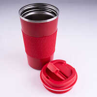 NE-28-1 SS Vacuum Insulated Flask With Grip