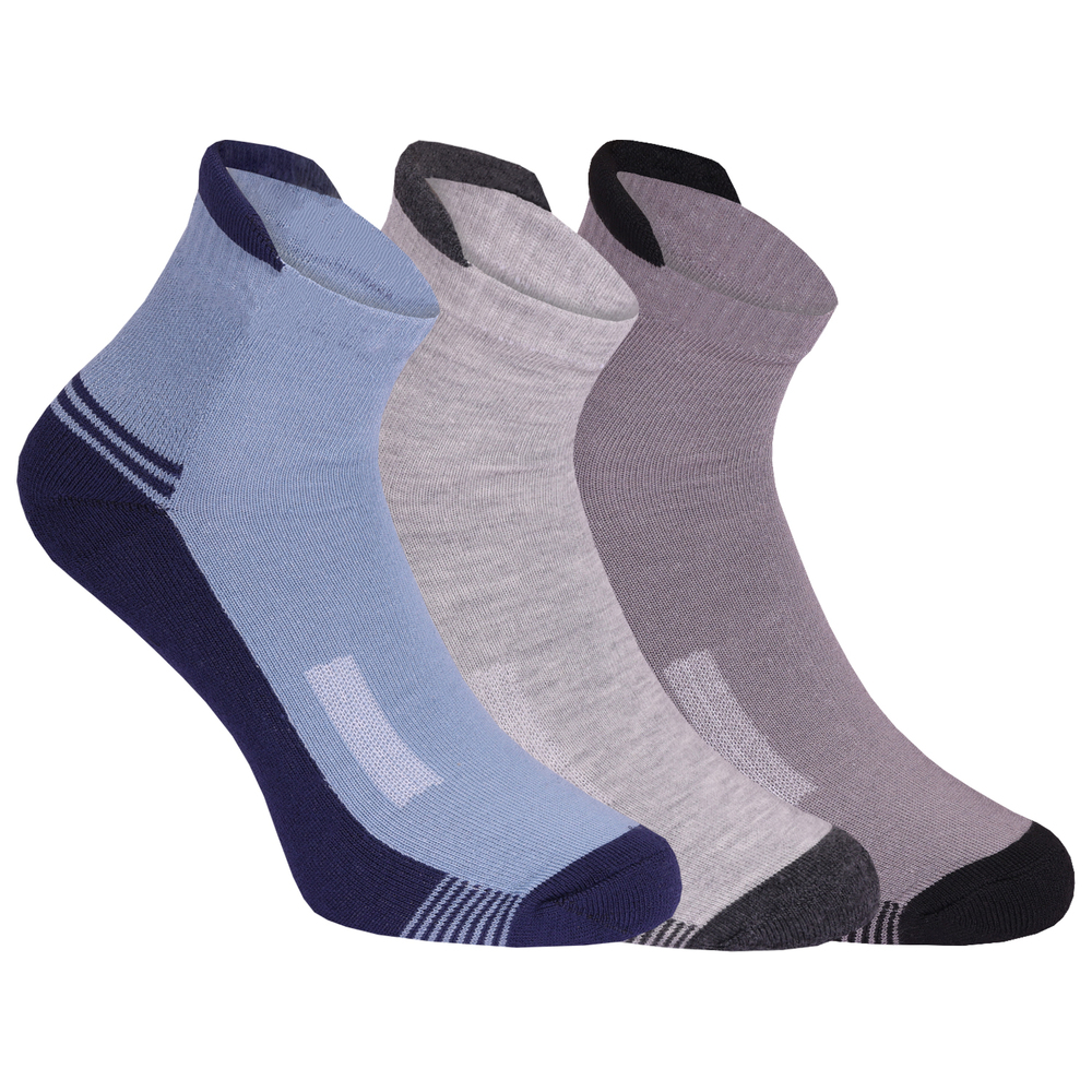 Half Terry Spandex Socks - Cotton Blend, Ankle-length, Florescent | Breathable, Comfortable, Durable, High Elasticity